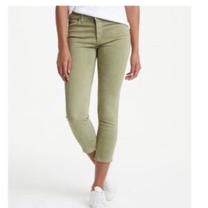 AG Adriano Goldschmidt Prima Crop Mid- Rise Cigarette Pant/jean Size 26
